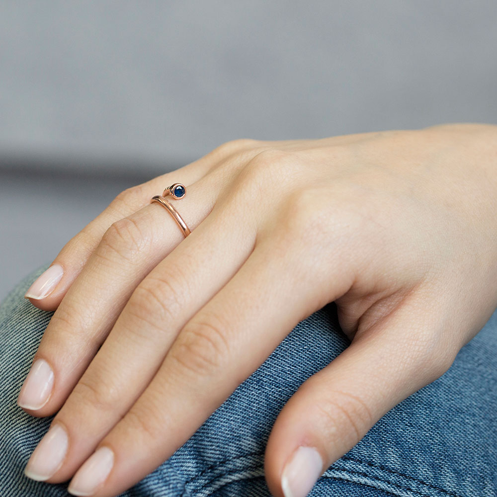 Wholesale Handcrafted Silver Adjustable Nail Ring